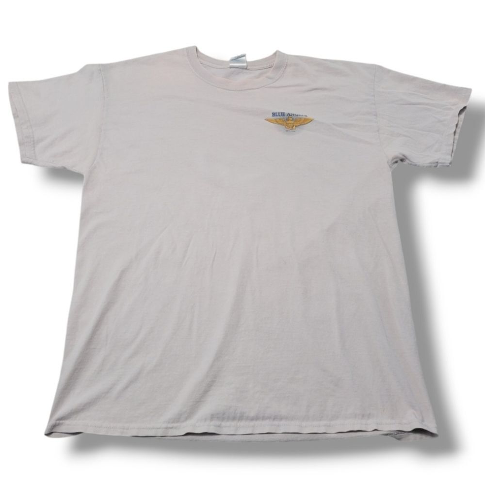 U.S. Navy Blue Angels Shirt Size Large 2006 Gildan T-Shirt Graphic Print T-Shirt